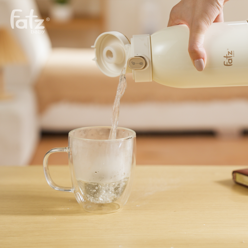 bình đun và hâm nước pha sữa di động mini smart 18 plus