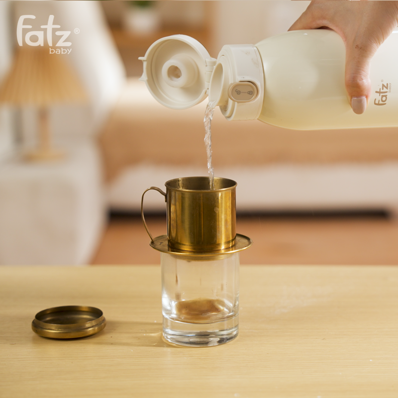 bình đun và hâm nước pha sữa di động mini smart 18 plus