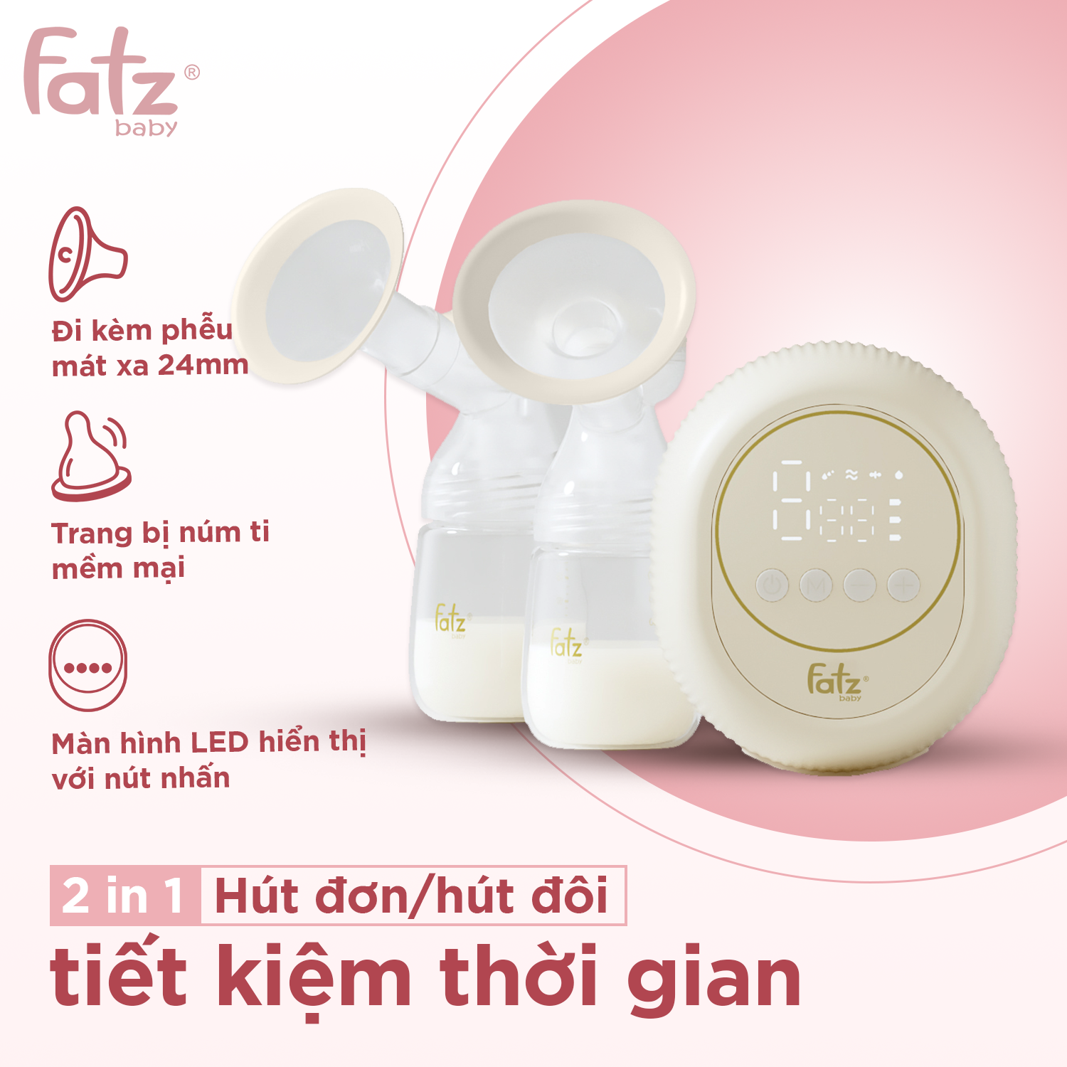 bình đun và hâm nước pha sữa di động mini smart 18 plus