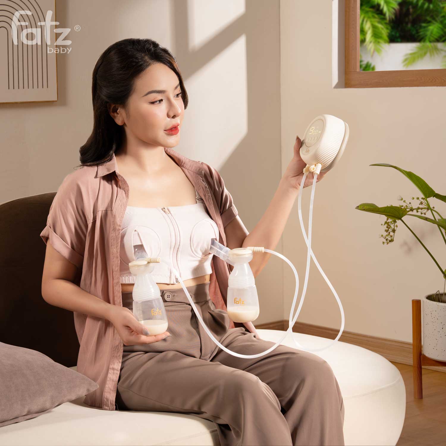 bình đun và hâm nước pha sữa di động mini smart 18 plus