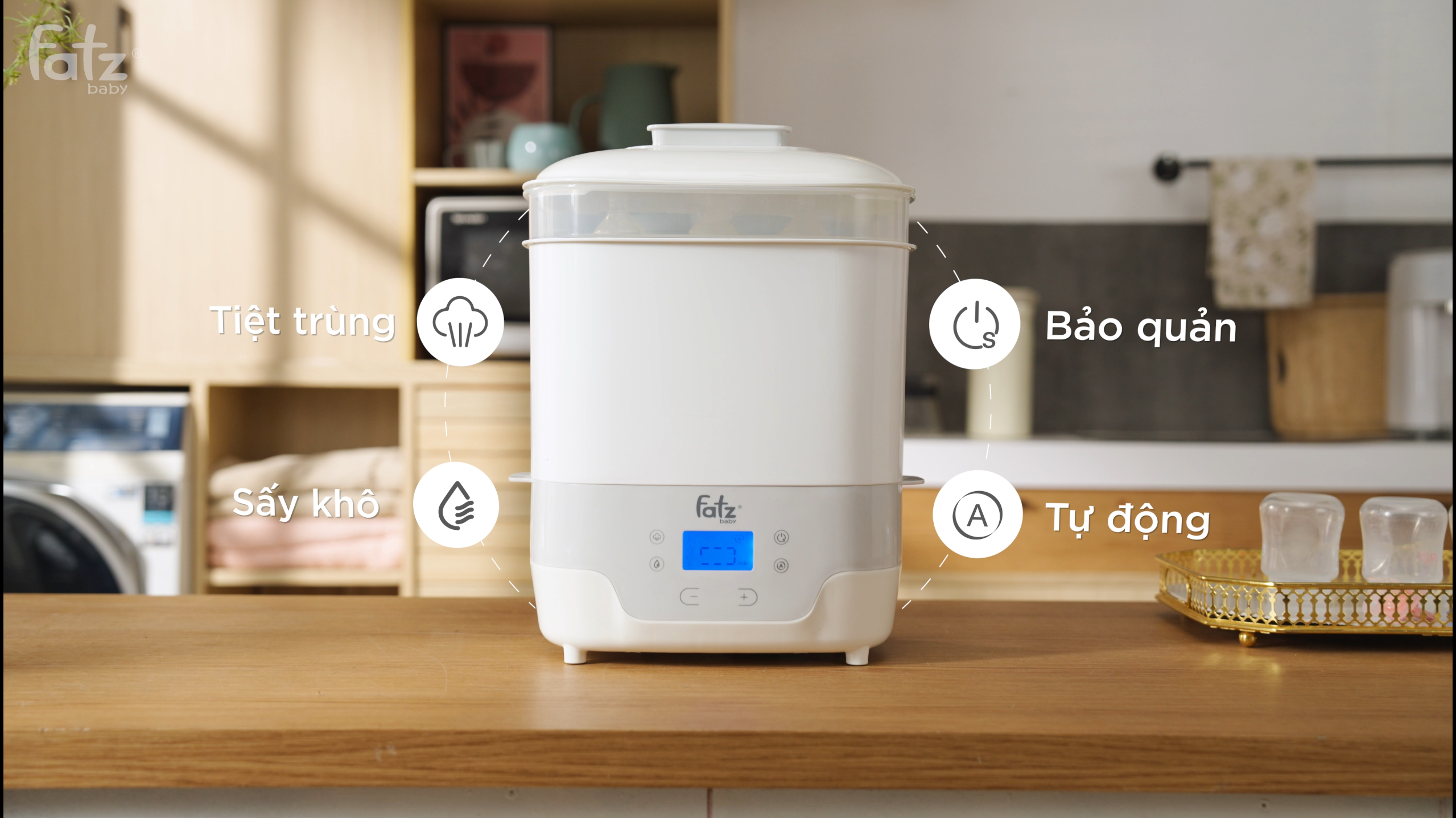 máy tiệt trùng hơi nước sấy khô điện tử sumo 5