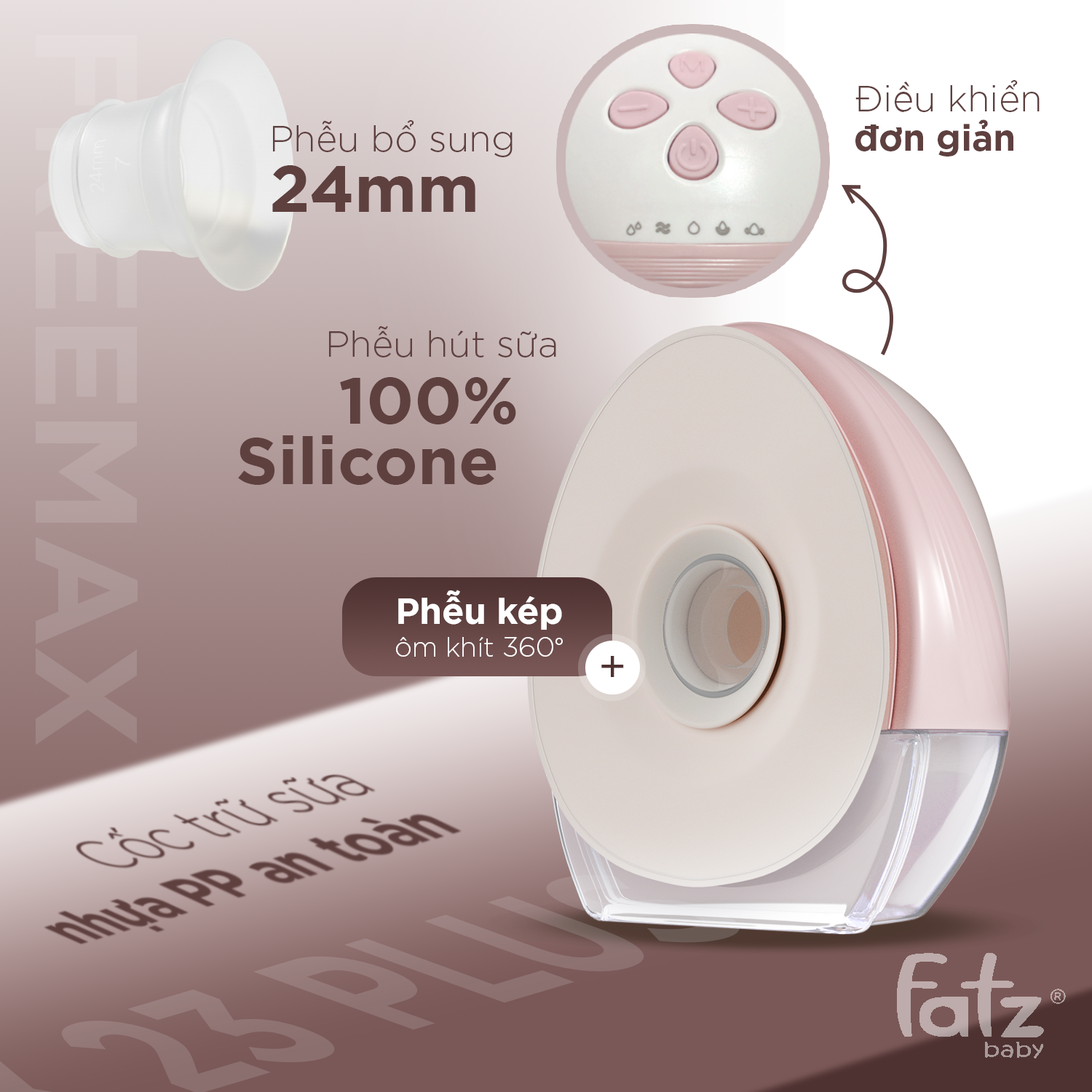 máy hút sữa Điện rảnh tay không dây freemax 23 plus