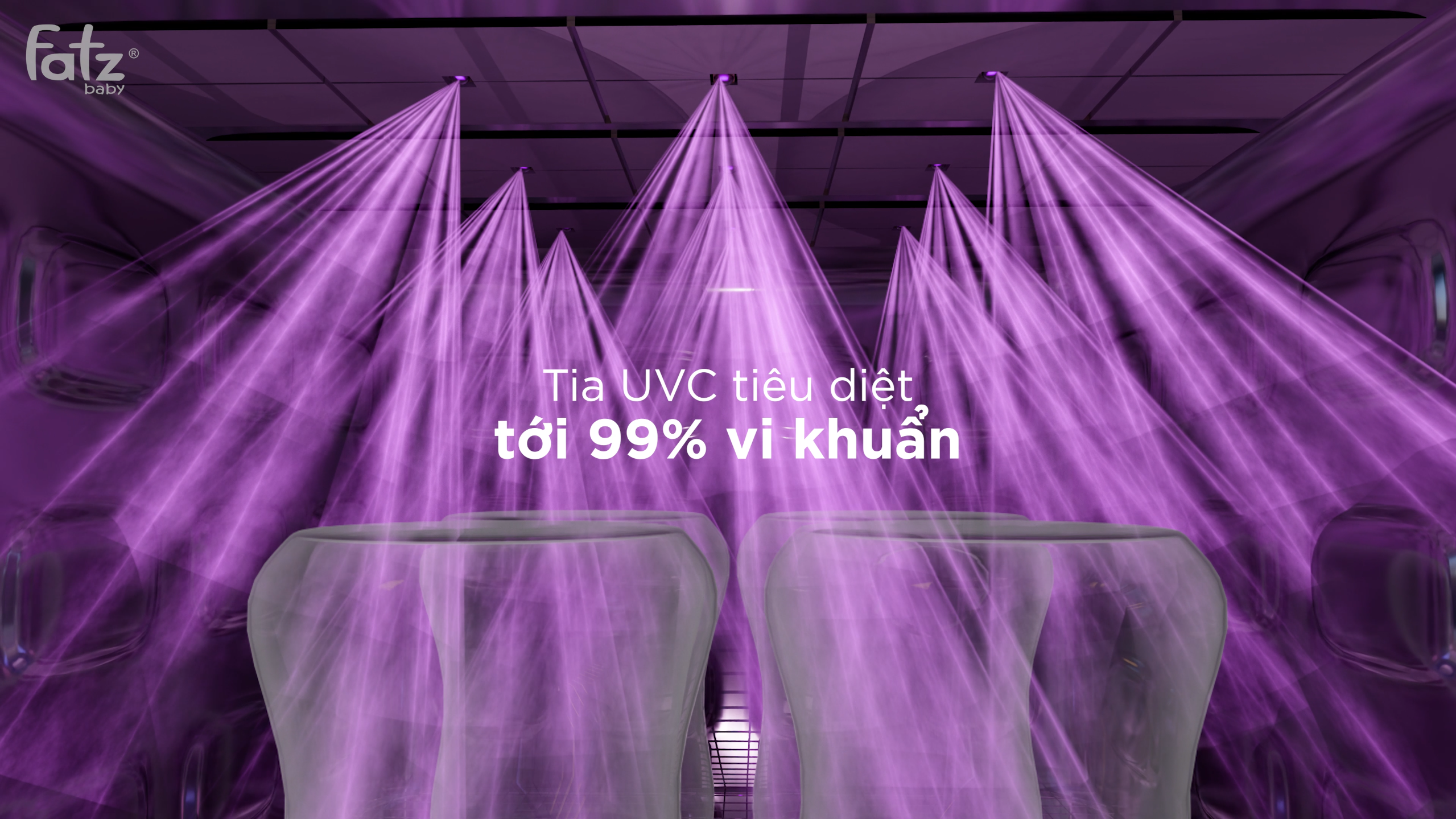 máy tiệt trùng sấy khô khử mùi uvc led công nghệ anion e king 8