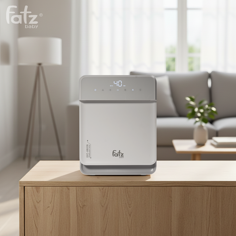 máy tiệt trùng sấy khô khử mùi uvc led công nghệ anion e king 8