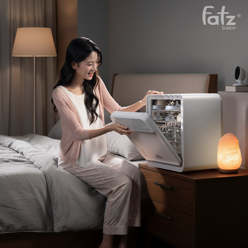 máy tiệt trùng sấy khô khử mùi uvc led công nghệ anion e king 8