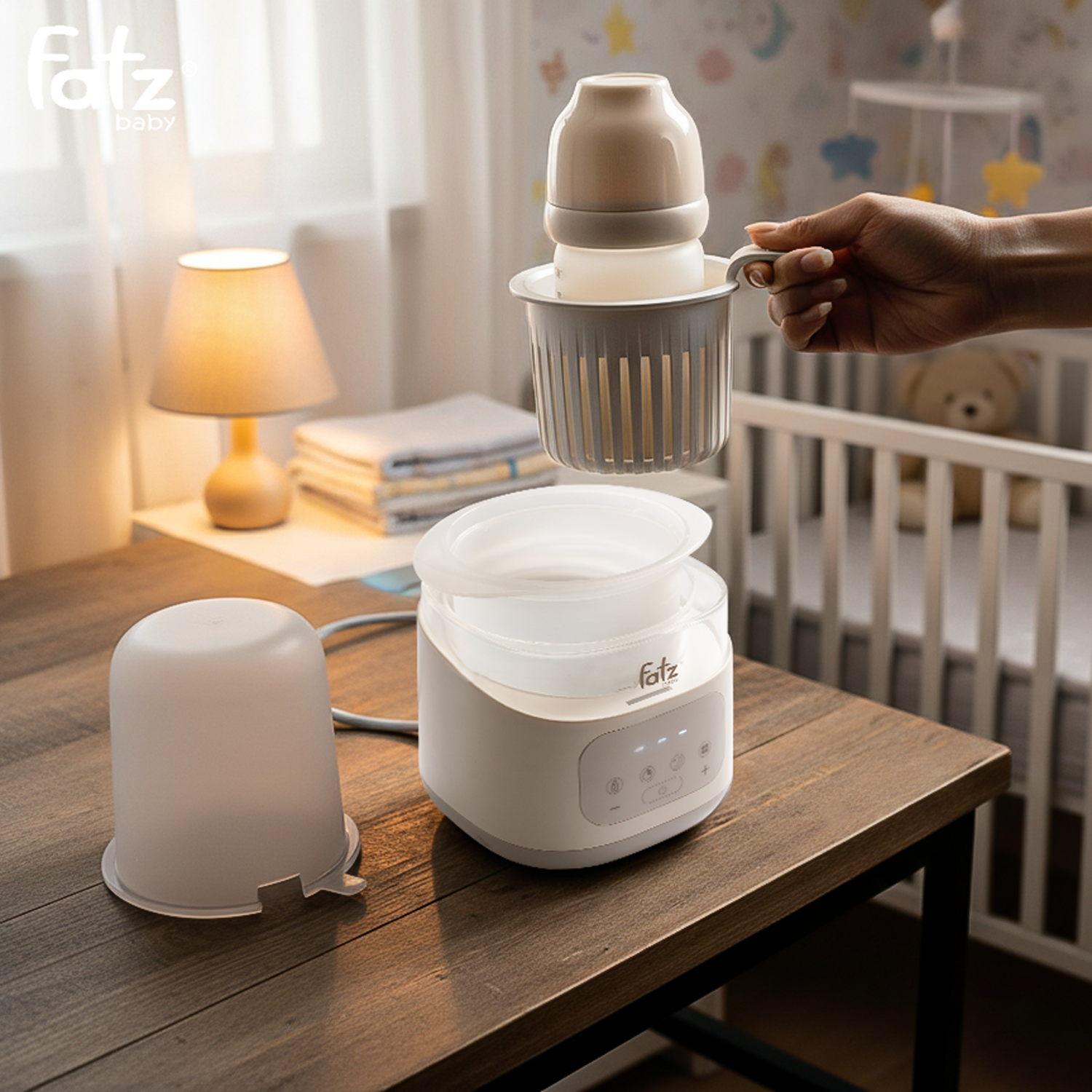 máy hâm sữa siêu tốc thông minh mono 18