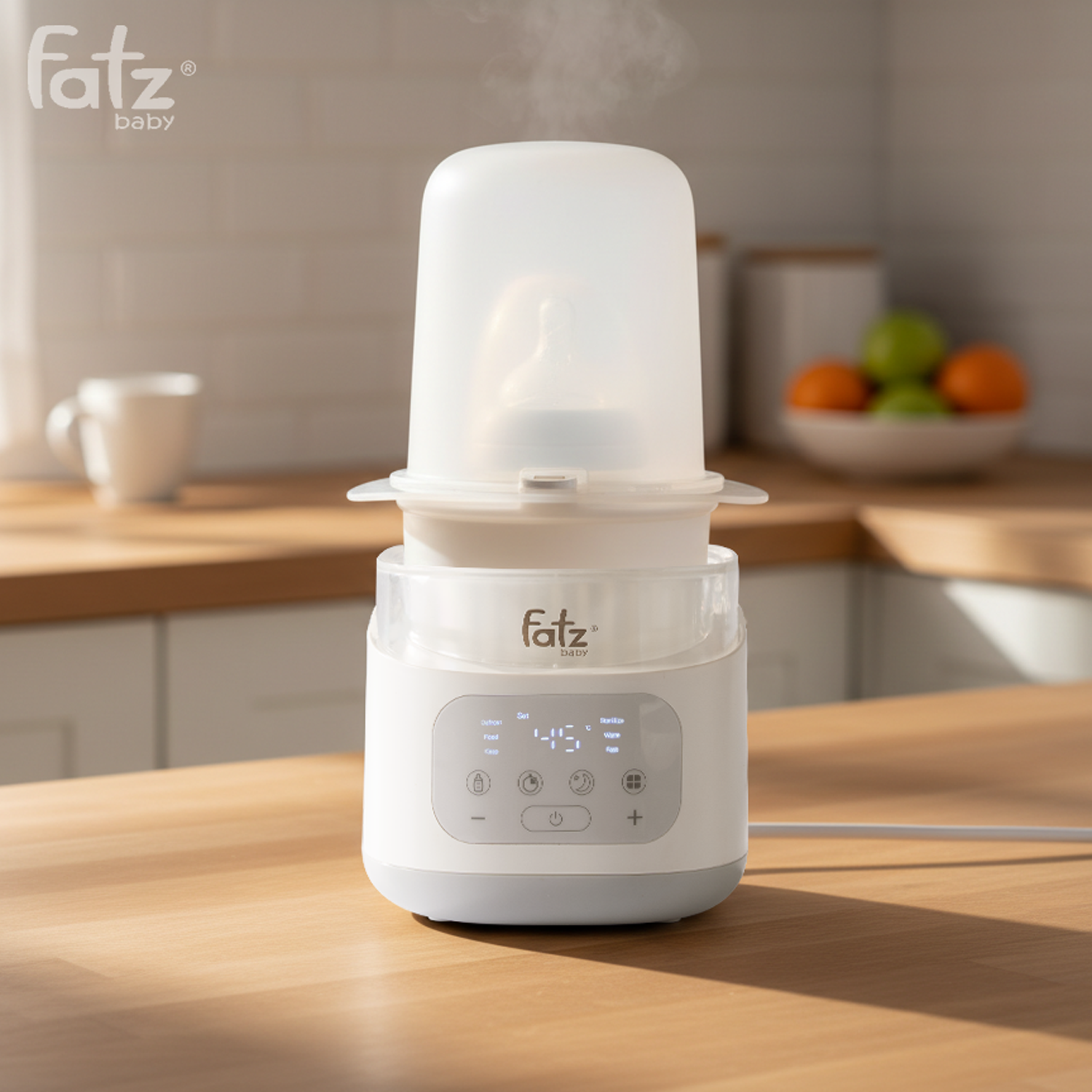 máy hâm sữa siêu tốc thông minh mono 18