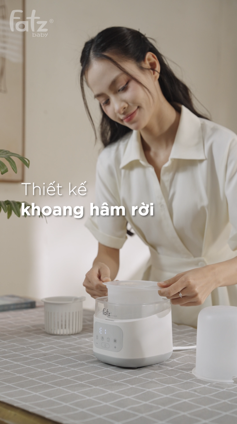 máy hâm sữa siêu tốc thông minh mono 18