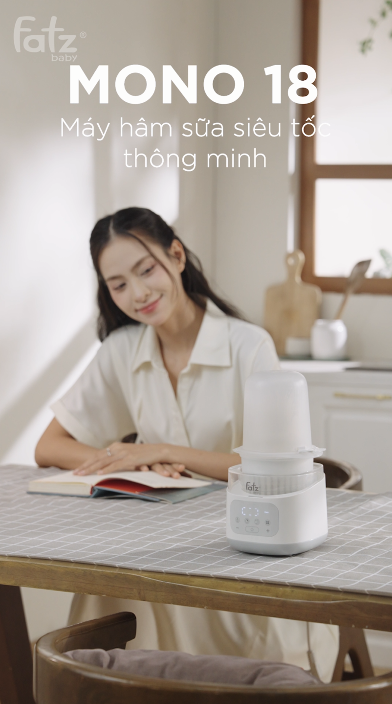 máy hâm sữa siêu tốc thông minh mono 18