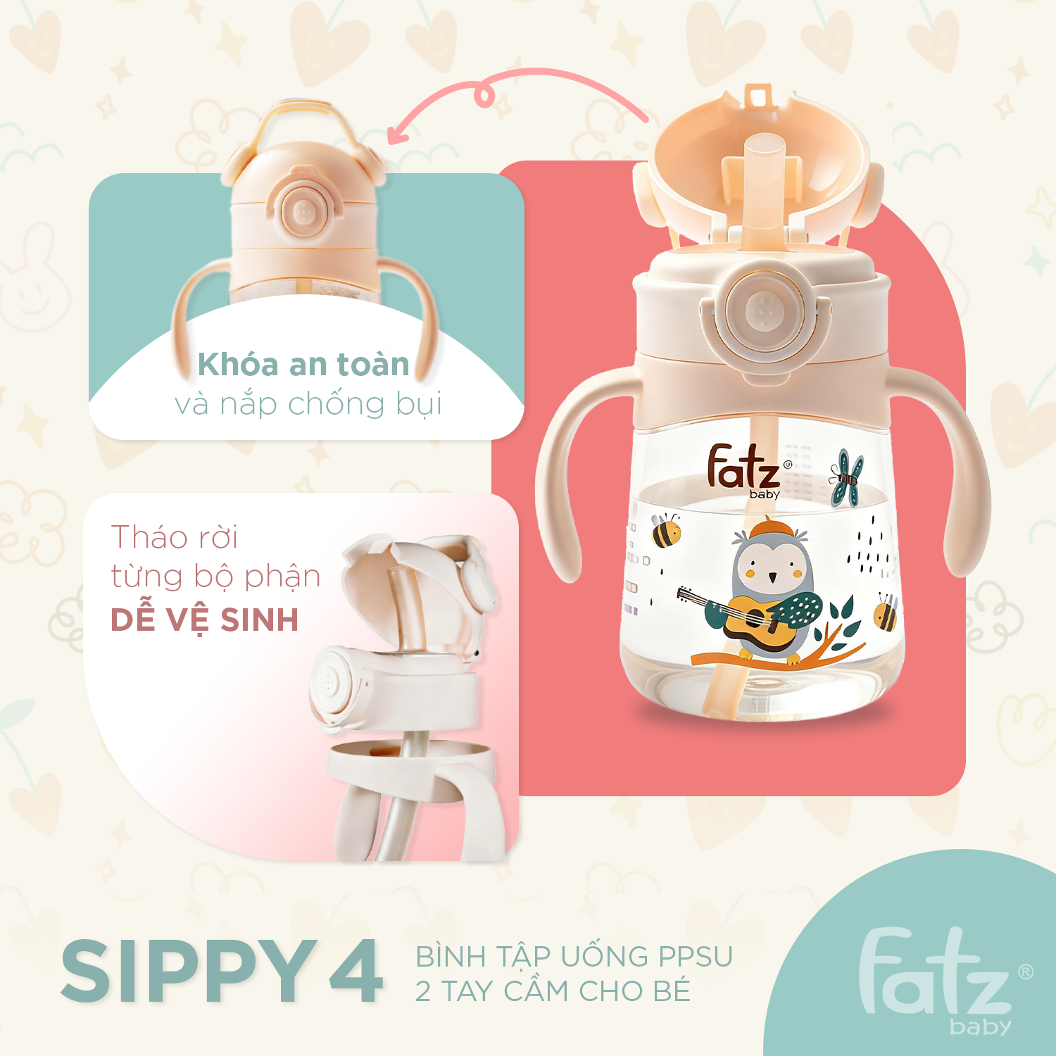 bình sữa thủy tinh bọc silicone khử khí hồi lưu cao cấp cho bé chumpy 2