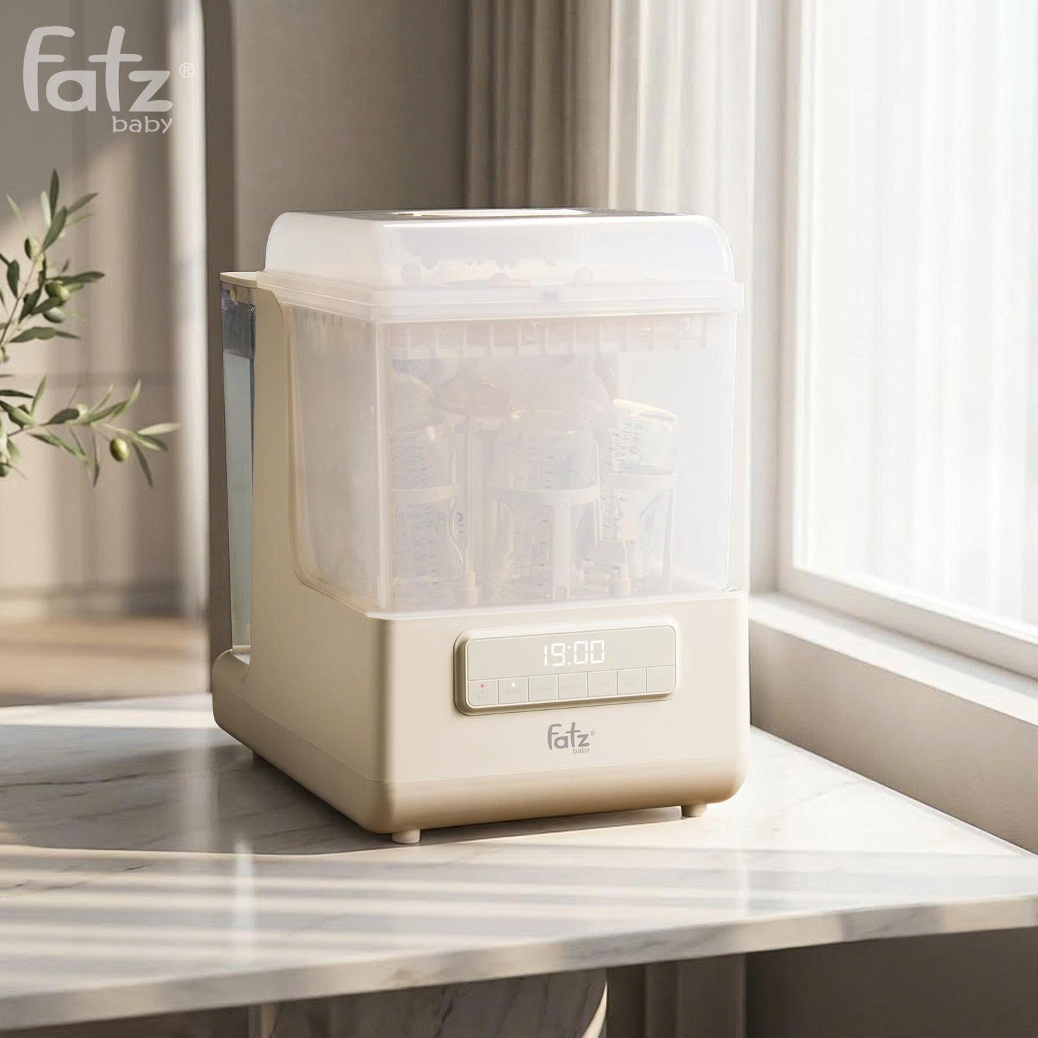 máy rửa bình tiệt trùng sấy khô siêu sạch cleanmax 3 pro