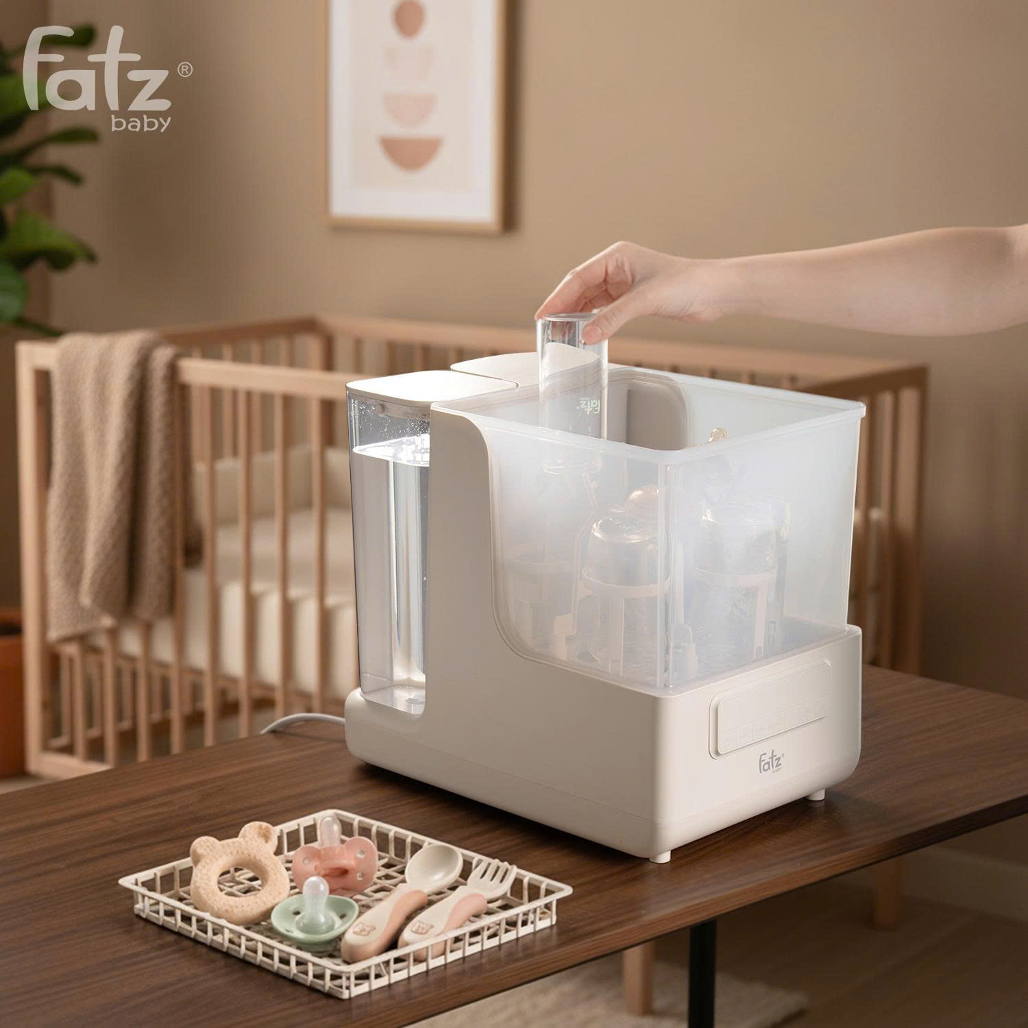 máy rửa bình tiệt trùng sấy khô siêu sạch cleanmax 3 pro